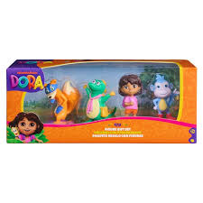 DORA PACK DE 4 MINI FIGURAS